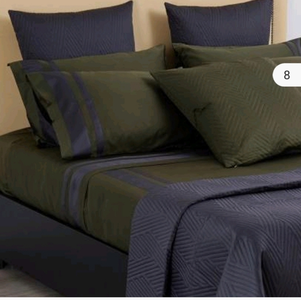 Frette Luxury 2026 Luxury Queen  Duvet & 2 Euro Sham Retails$1,550 - Picture 8 of 12